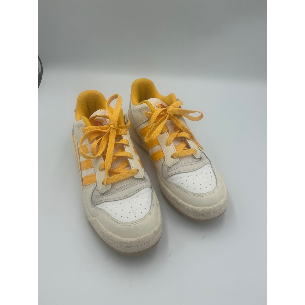 Adidas Forum Low Summer Camp Sneakers Cream Yellow Gum Sole GY6782 Womens